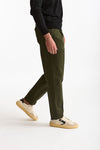 Pantalone HAMPTONS in cotone fermo verde uomo Pt torino - 4