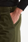 Pantalone HAMPTONS in cotone fermo verde uomo Pt torino - 6