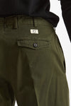 Pantalone HAMPTONS in cotone fermo verde uomo Pt torino - 7