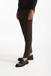 Pantalone in lana stretch EDGE- DIECI marrone uomo Pt torino - 2