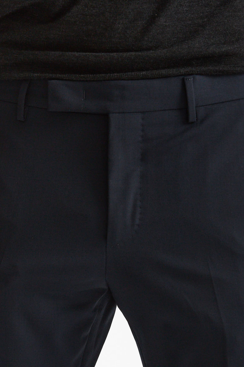 Pantalone in lana stretch EDGE- DIECI blu uomo Pt torino - 5