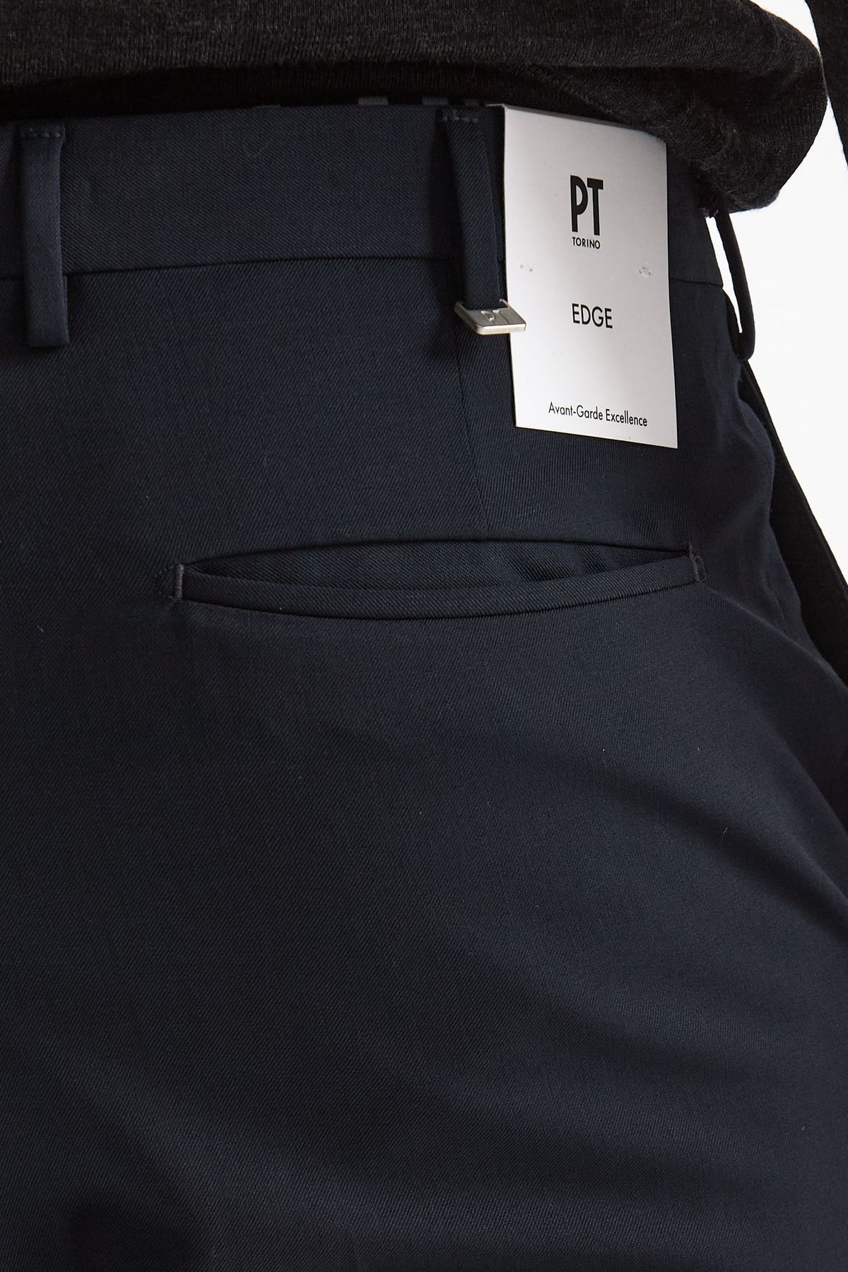 Pantalone in lana stretch EDGE- DIECI blu uomo Pt torino - 7