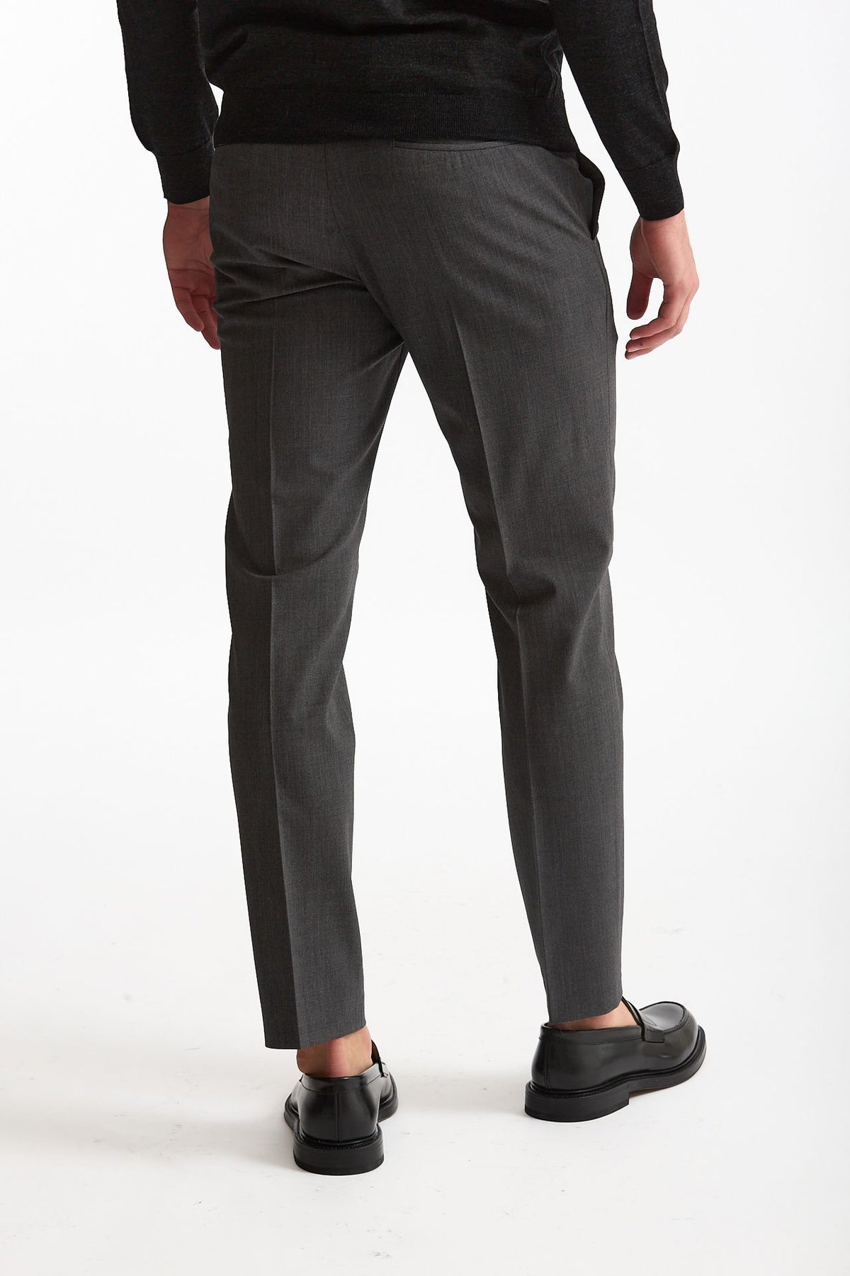 Pantalone in lana stretch EDGE- DIECI grigio uomo Pt torino - 3