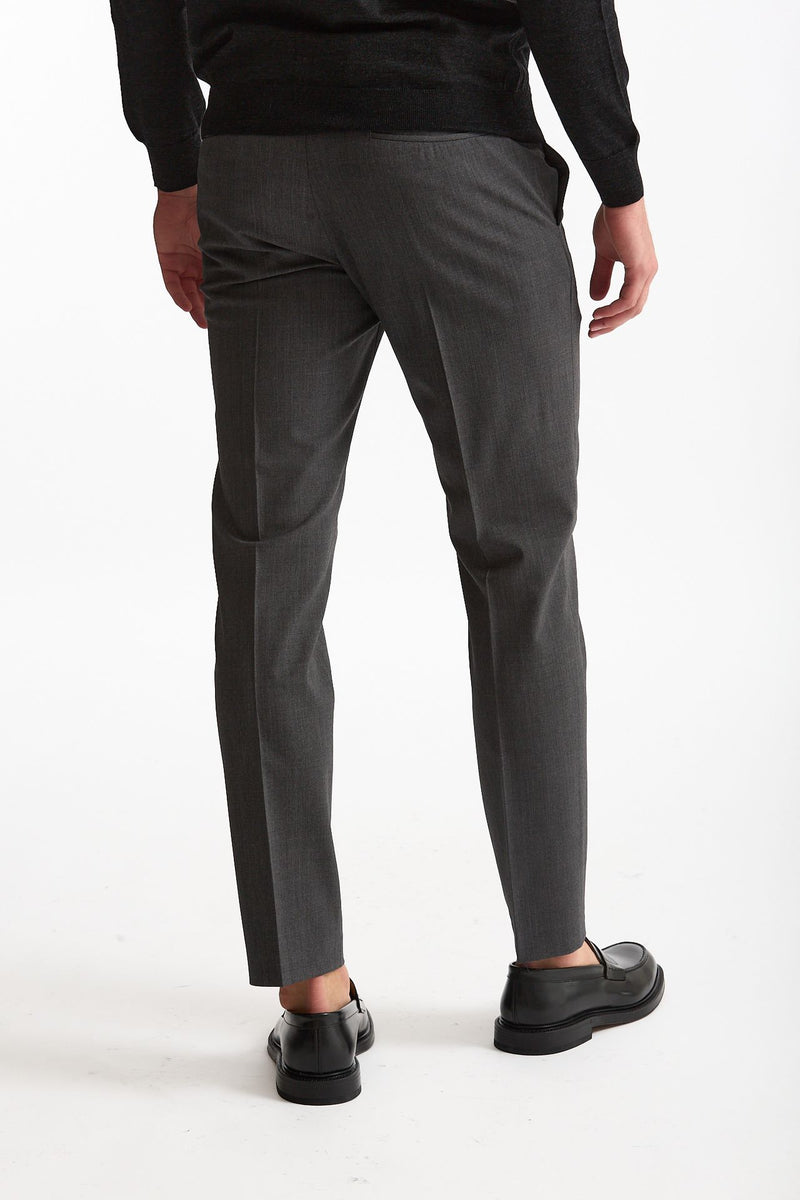 Pantalone in lana stretch EDGE- DIECI grigio uomo Pt torino - 3