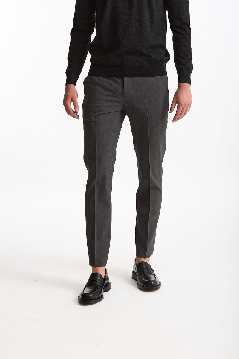 Pantalone in lana stretch EDGE- DIECI grigio uomo Pt torino - 1