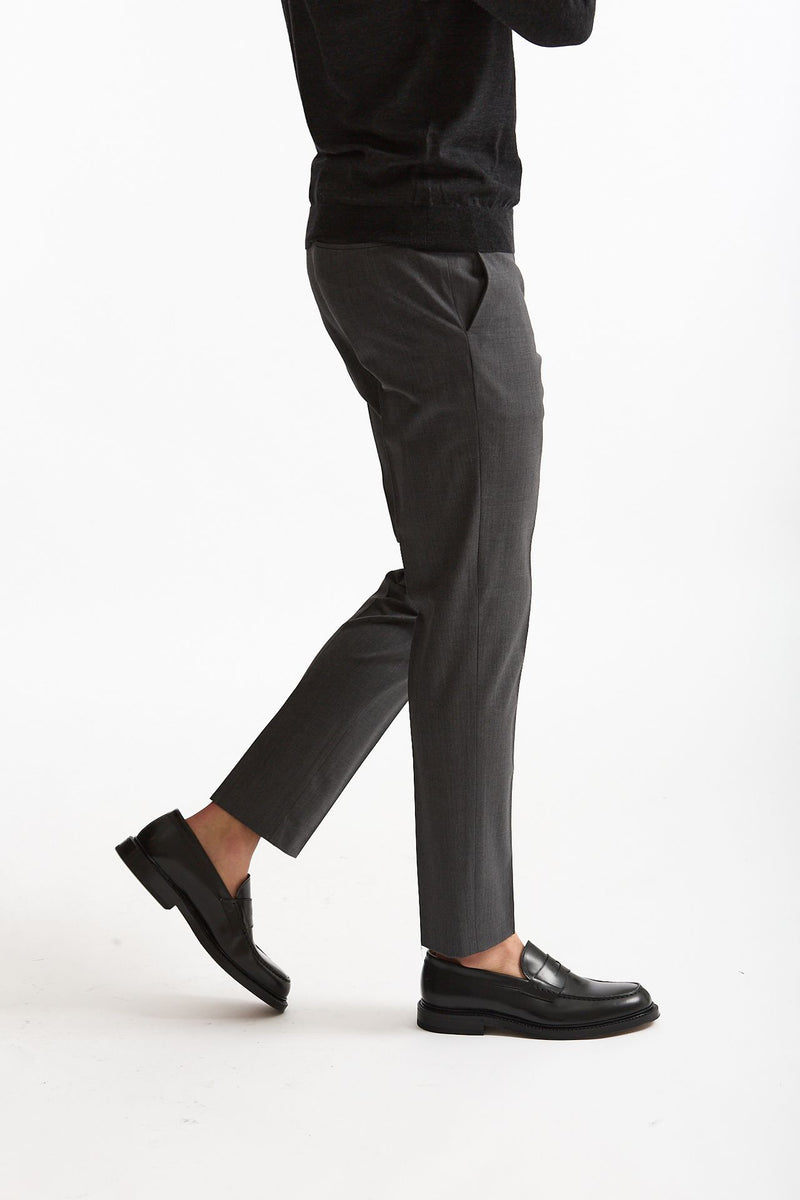 Pantalone in lana stretch EDGE- DIECI grigio uomo Pt torino - 4