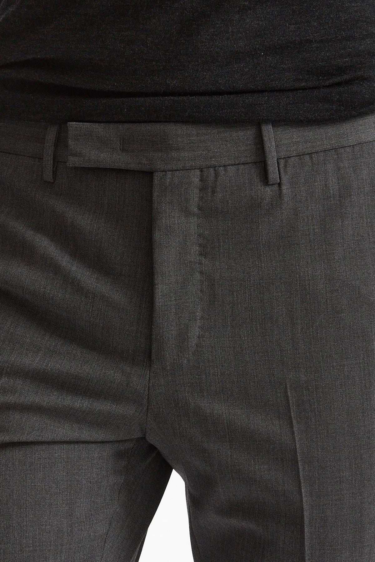 Pantalone in lana stretch EDGE- DIECI grigio uomo Pt torino - 5