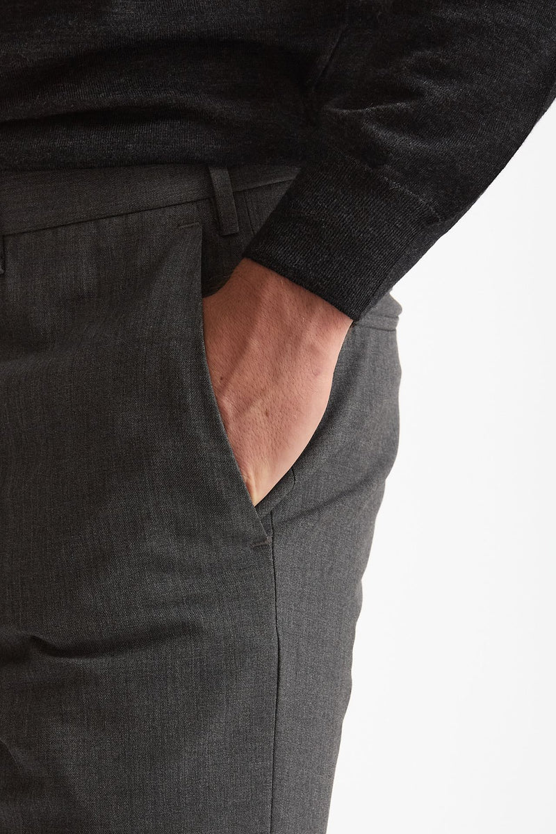 Pantalone in lana stretch EDGE- DIECI grigio uomo Pt torino - 6