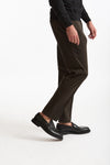 Pantalone EDGE-REBEL in cotone stretch  marrone uomo Pt torino - 3
