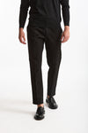 Pantalone EDGE-REBEL in cotone stretch nero uomo Pt torino - 1