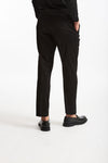 Pantalone EDGE-REBEL in cotone stretch nero uomo Pt torino - 3