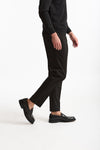 Pantalone EDGE-REBEL in cotone stretch nero uomo Pt torino - 4