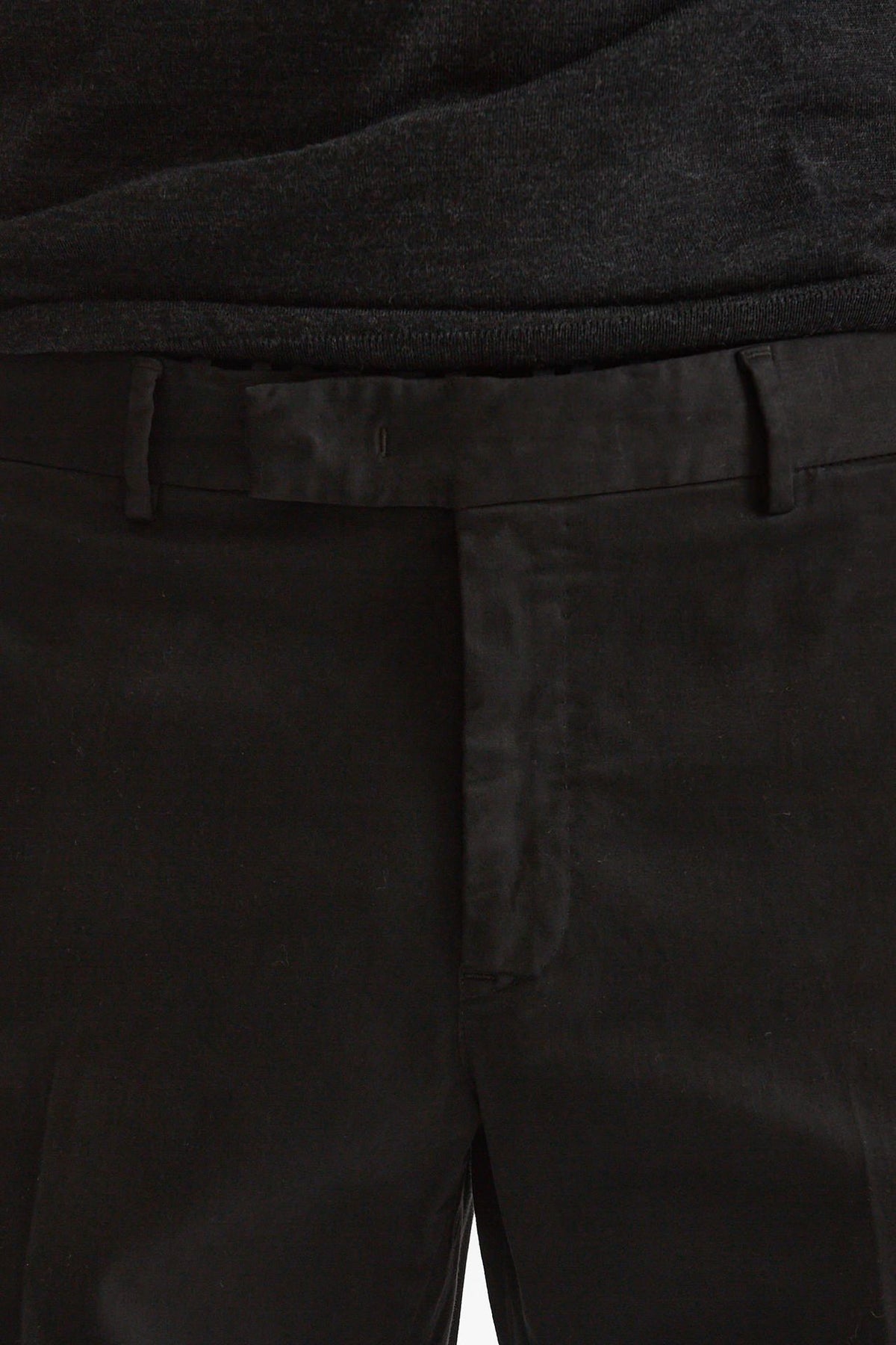 Pantalone EDGE-REBEL in cotone stretch nero uomo Pt torino - 5