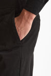 Pantalone EDGE-REBEL in cotone stretch nero uomo Pt torino - 6