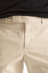 Pantalone EDGE-REBEL in cotone stretch panna uomo Pt torino - 5