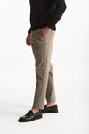 Pantalone EDGE-REBEL in cotone stretch tortora uomo Pt torino - 3