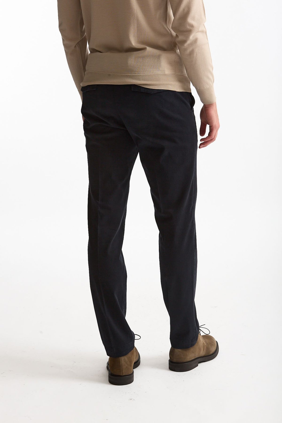 Pantalone STYLE- MASTER in cotone stretch lavato blu uomo Pt torino - 4