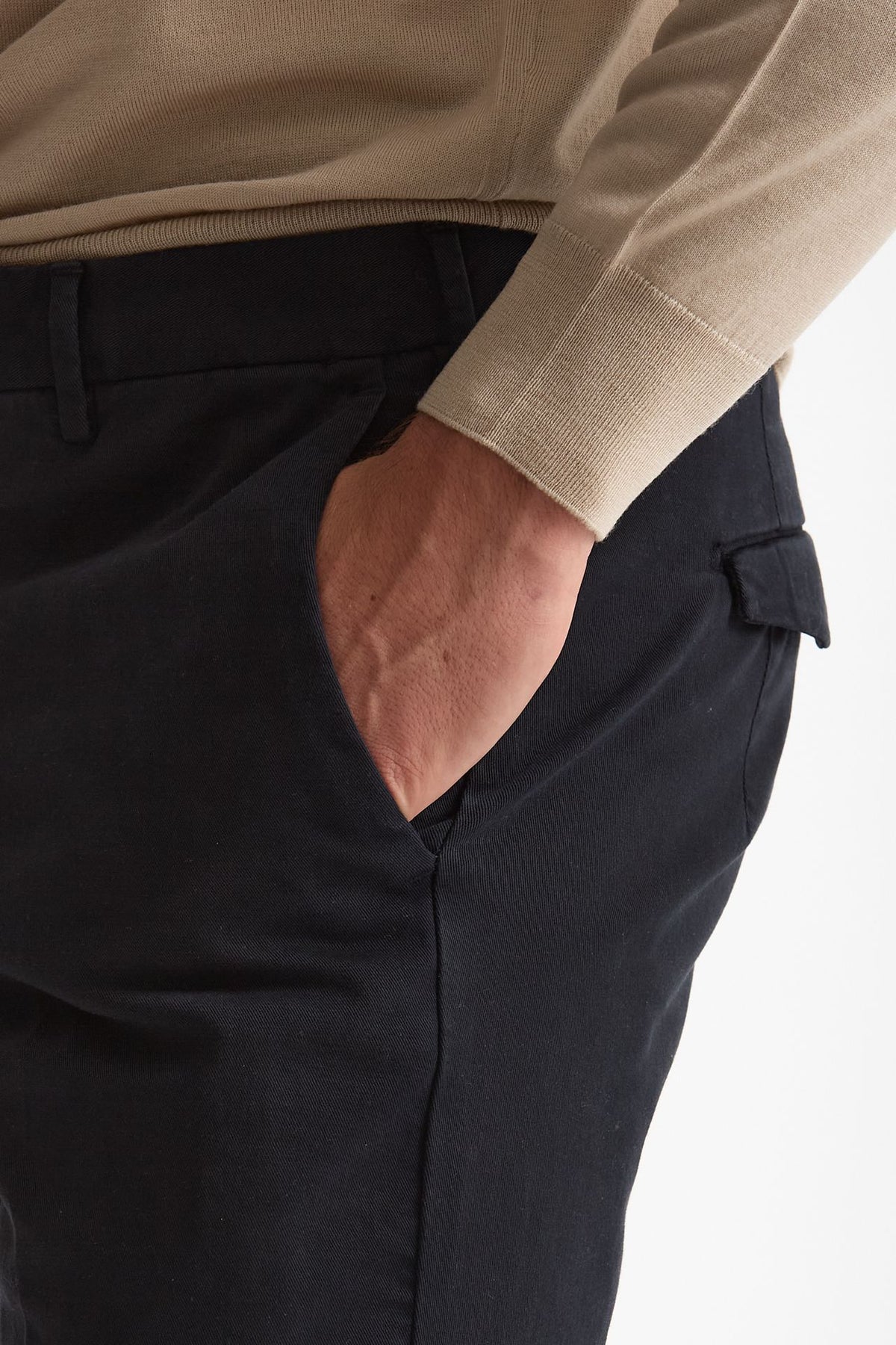 Pantalone STYLE- MASTER in cotone stretch lavato blu uomo Pt torino - 6