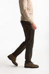 Pantalone STYLE- MASTER in cotone stretch lavato marrone uomo Pt torino - 1