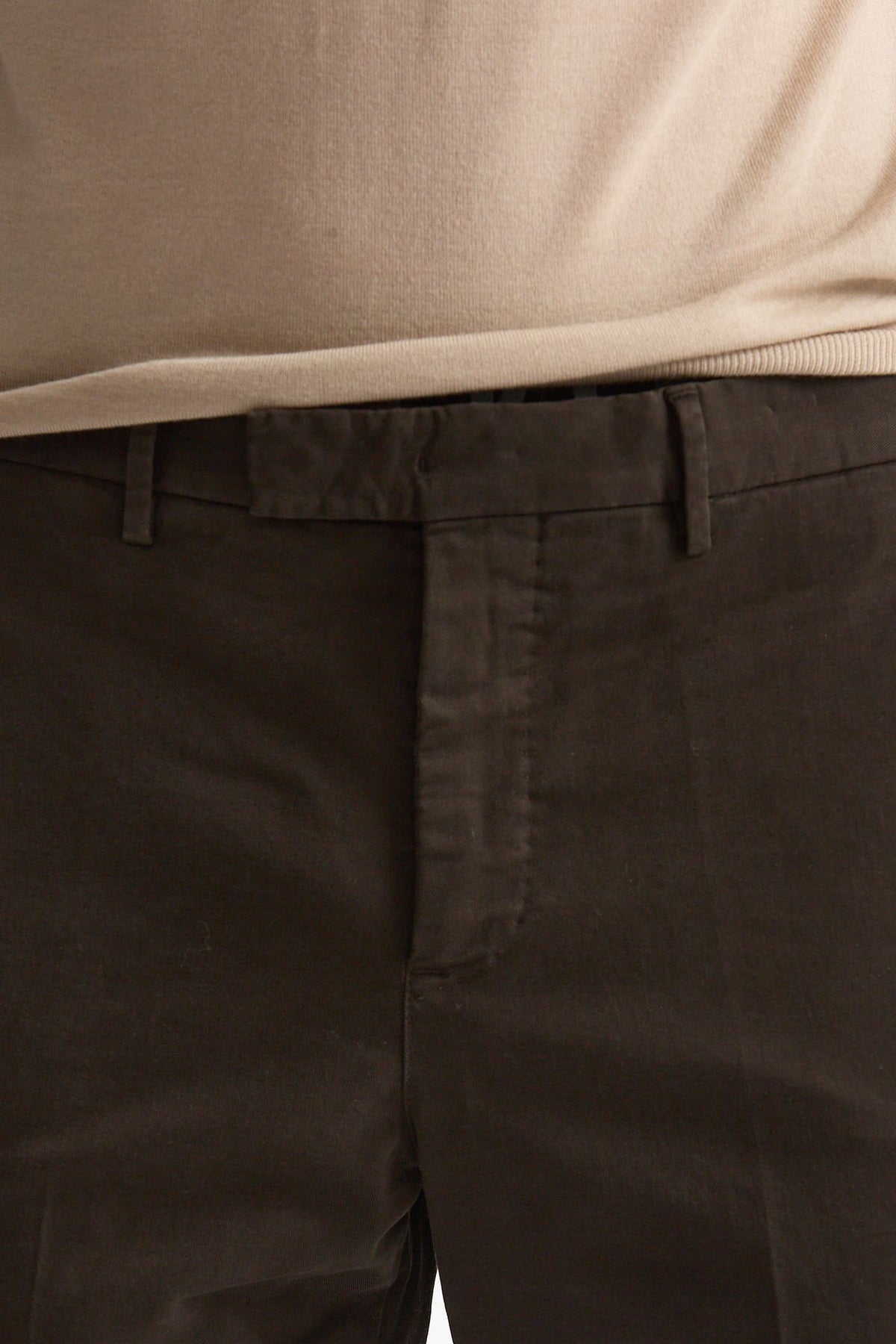 Pantalone STYLE- MASTER in cotone stretch lavato marrone uomo Pt torino - 5