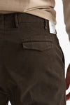 Pantalone STYLE- MASTER in cotone stretch lavato marrone uomo Pt torino - 7