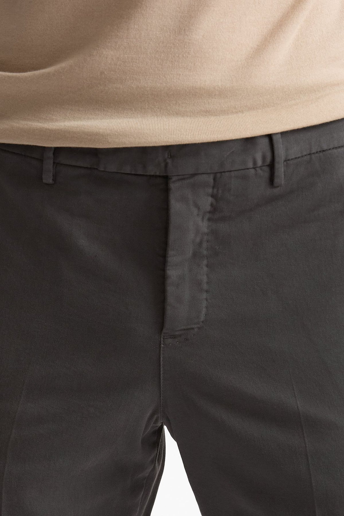 Pantalone STYLE- MASTER in cotone stretch lavato tortora uomo Pt torino - 5