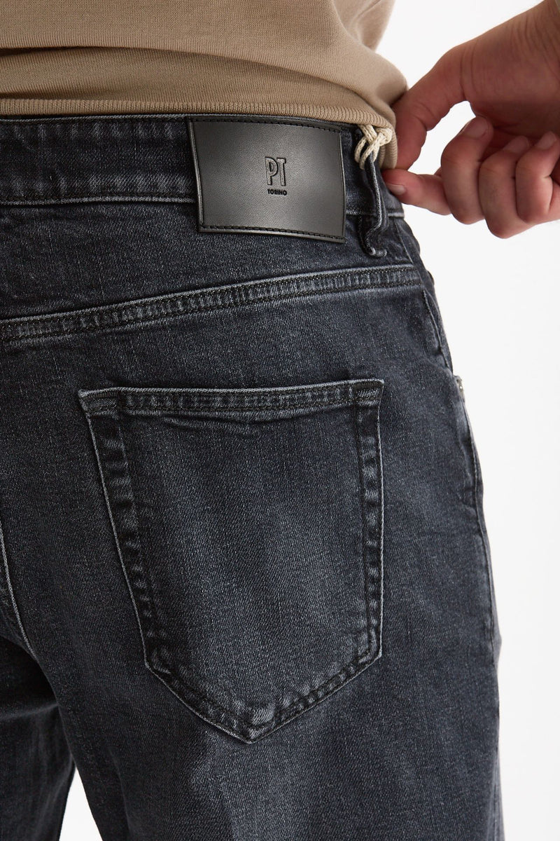 Jeans REGGAE lavaggio grigio uomo Pt torino - 6