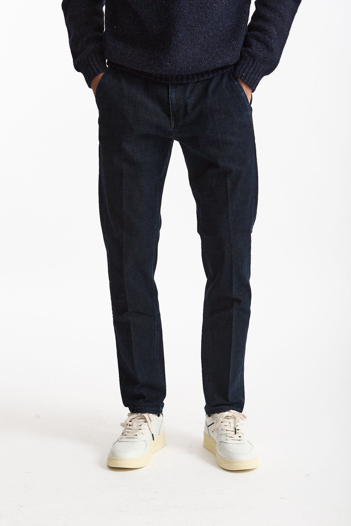 Jeans INDIE lavaggio scuro stone washed uomo Pt torino - 1