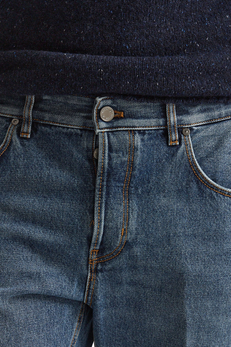 Jeans REGGAE lavaggio medio stone washed uomo Pt torino - 5
