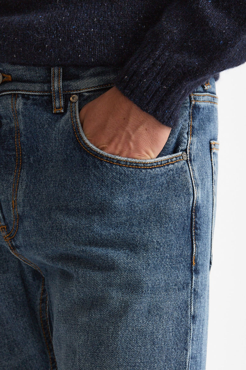 Jeans REGGAE lavaggio medio stone washed uomo Pt torino - 6