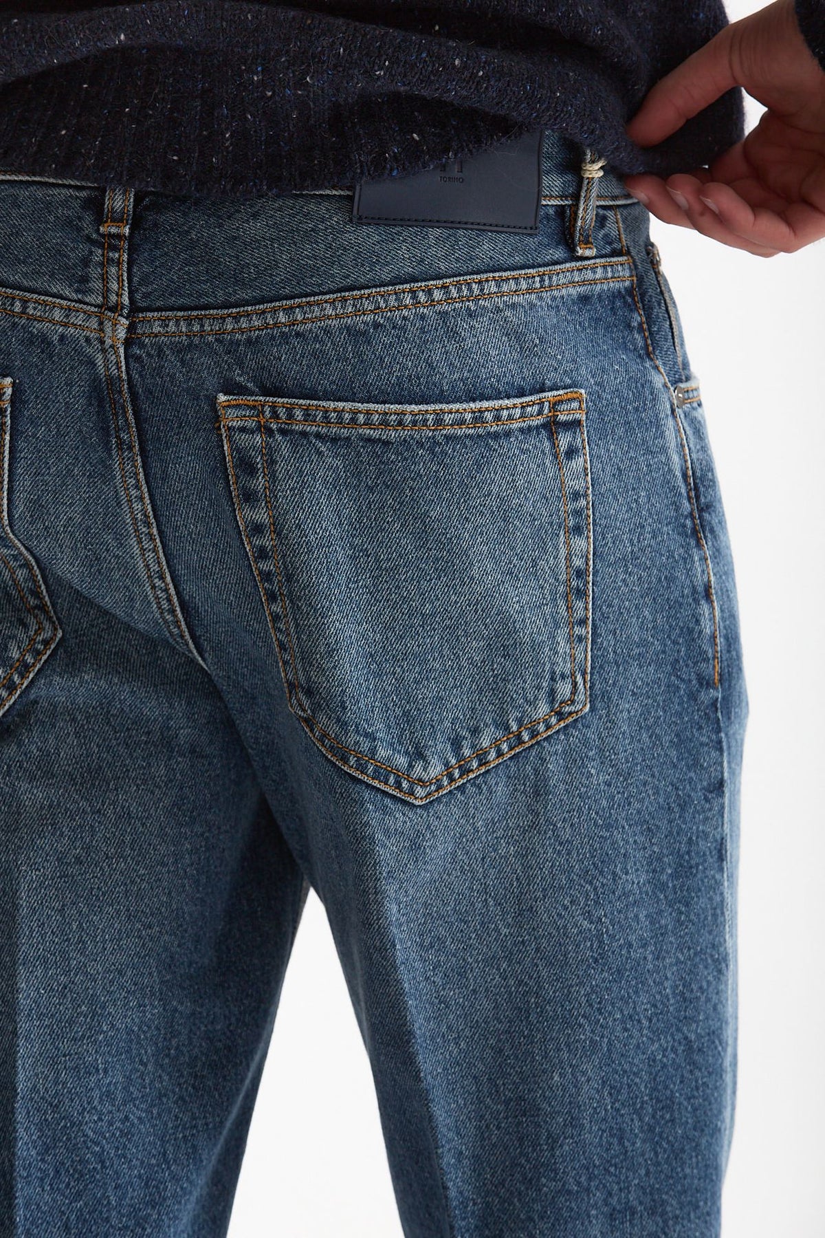Jeans REGGAE lavaggio medio stone washed uomo Pt torino - 7