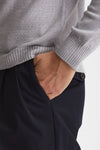 Pantalone STYLE-CARROT FIT in Lana ferma blu uomo Pt torino - 6