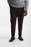 Pantalone STYLE-CARROT FIT in Lana ferma nero uomo Pt torino - 2
