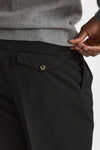 Pantalone STYLE-CARROT FIT in Lana ferma nero uomo Pt torino - 7