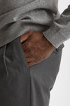 Pantalone STYLE-CARROT FIT in Lana ferma grigio uomo Pt torino - 6