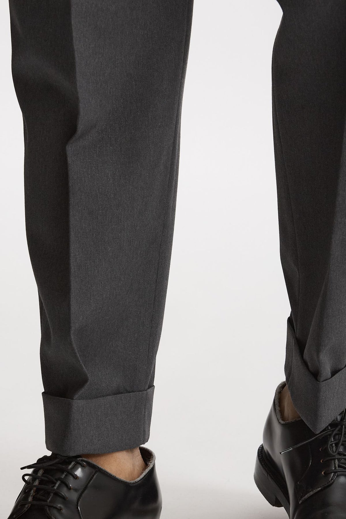Pantalone STYLE-CARROT FIT in Lana ferma grigio uomo Pt torino - 8