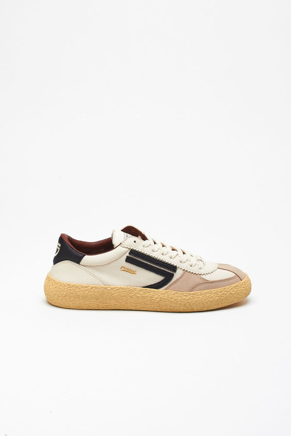 Sneakers PURAAI VINTAGE 1.01 OSSO in pelle vegana uomo Puraai