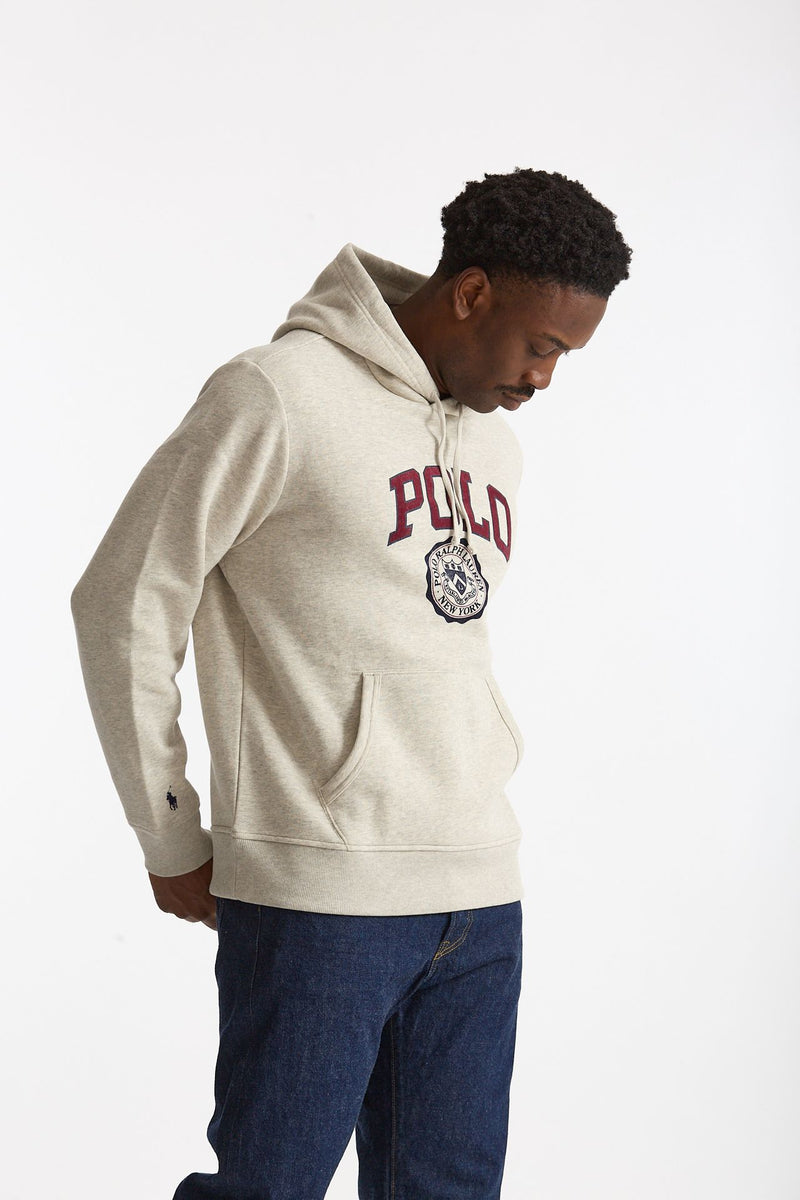Felpa in cotone grigio chiaro uomo Polo ralph lauren - 4