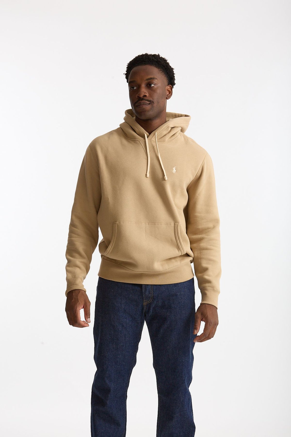 Felpa con cappuccio in cotone cammello uomo Polo ralph lauren - 2