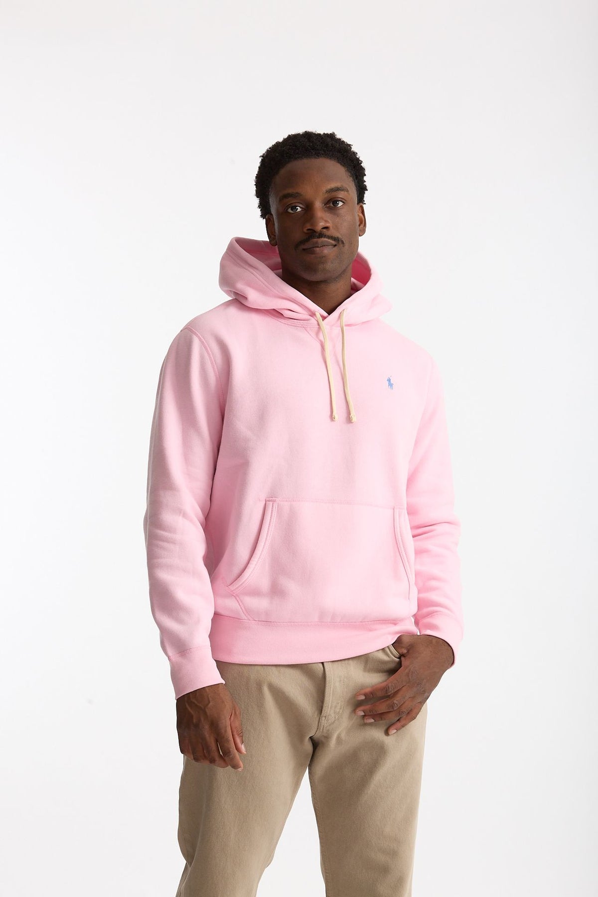 Felpa cappuccio in cotone rosa uomo Polo ralph lauren - 4