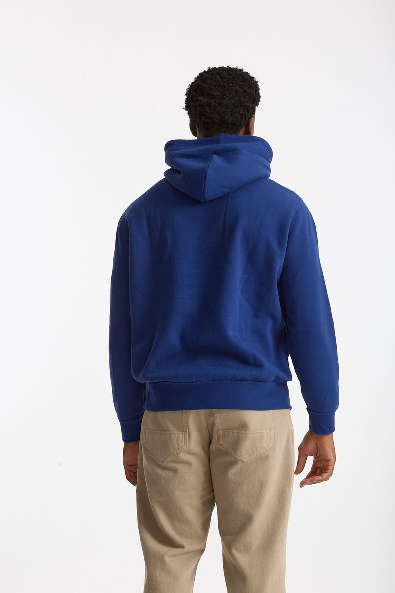 Felpa cappuccio in cotone blu elettrico uomo Polo ralph lauren - 4