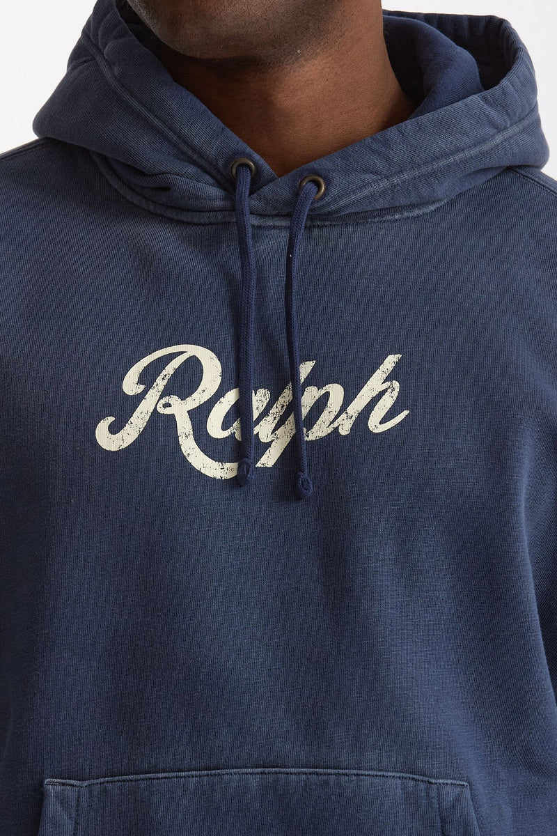 Felpa in cotone blu effetto lavato uomo Polo ralph lauren - 2