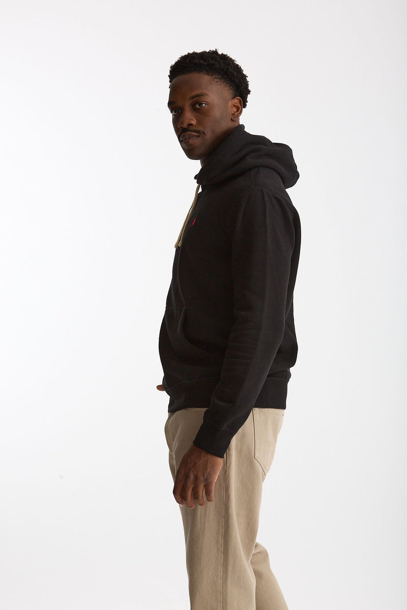 Felpa cappuccio in cotone nero uomo Polo ralph lauren - 3
