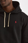 Felpa cappuccio in cotone nero uomo Polo ralph lauren - 5