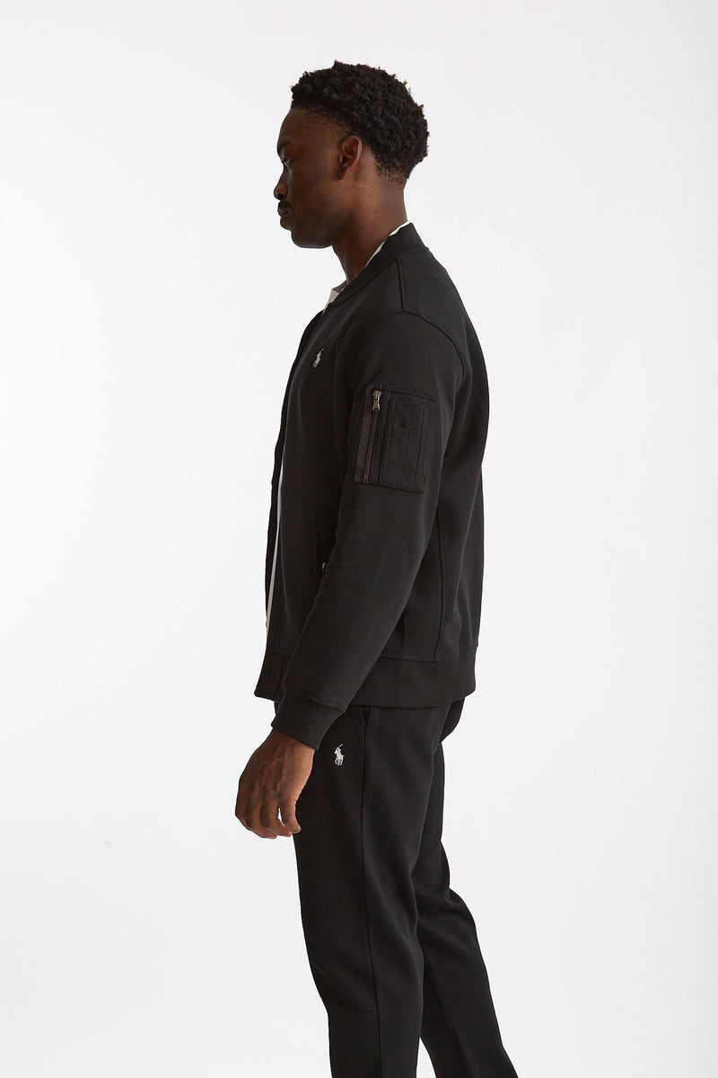 Felpa bomber in cotone nero uomo Polo ralph lauren - 3