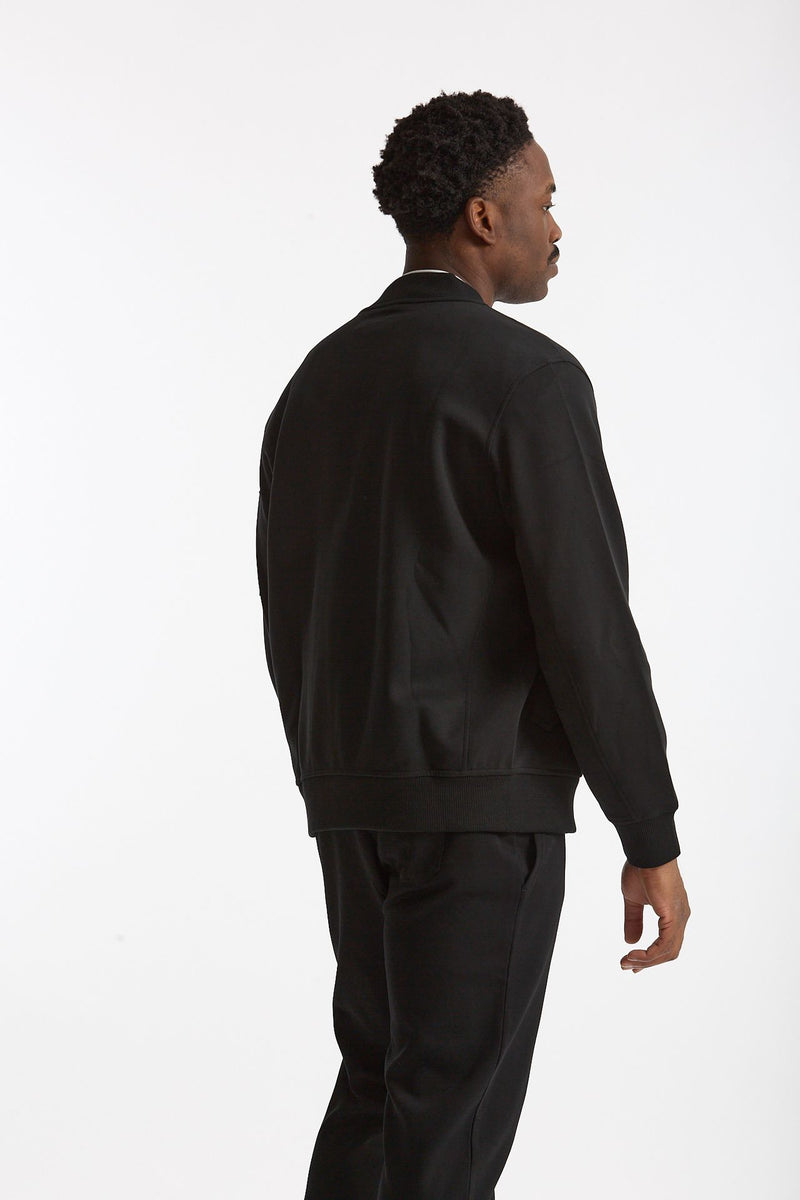 Felpa bomber in cotone nero uomo Polo ralph lauren - 4