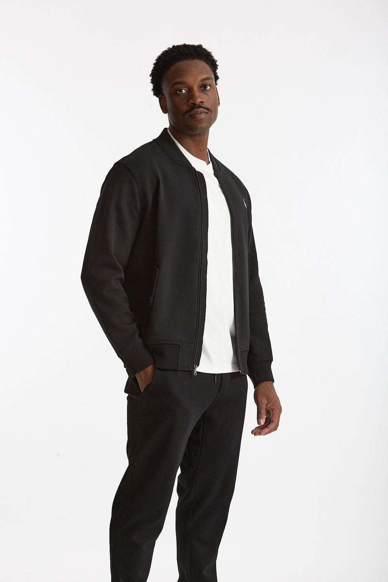 Felpa bomber in cotone nero uomo Polo ralph lauren - 5