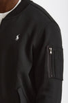 Felpa bomber in cotone nero uomo Polo ralph lauren - 2