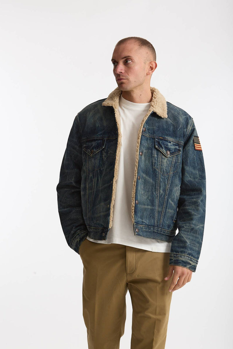 Giubbino orsetto in denim lavato uomo Polo ralph lauren - 2