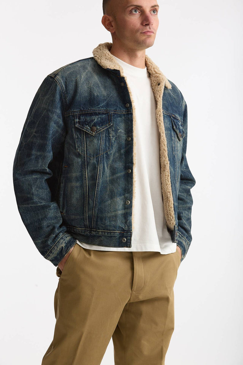 Giubbino orsetto in denim lavato uomo Polo ralph lauren - 4